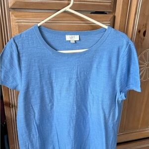 LOFT Women's Blue Top